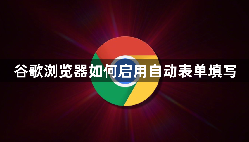 谷歌浏览器如何启用自动表单填写1