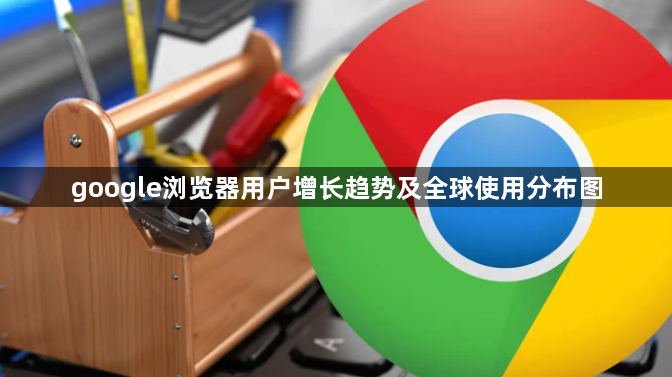 google浏览器用户增长趋势及全球使用分布图1