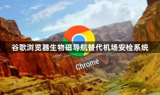 谷歌浏览器生物磁导航替代机场安检系统1