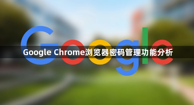 Google Chrome浏览器密码管理功能分析1