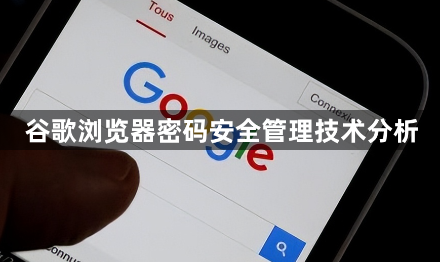 谷歌浏览器密码安全管理技术分析1