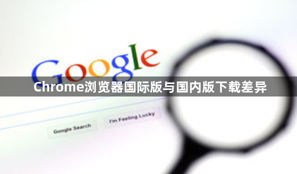 Chrome浏览器国际版与国内版下载差异1