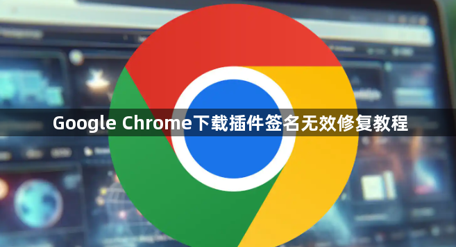 Google Chrome下载插件签名无效修复教程1
