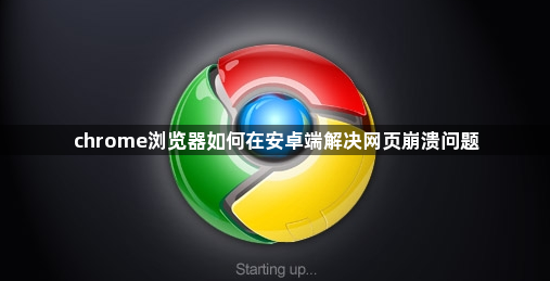 chrome浏览器如何在安卓端解决网页崩溃问题1