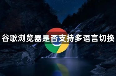 谷歌浏览器是否支持多语言切换1