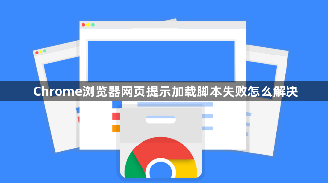 Chrome浏览器网页提示加载脚本失败怎么解决1