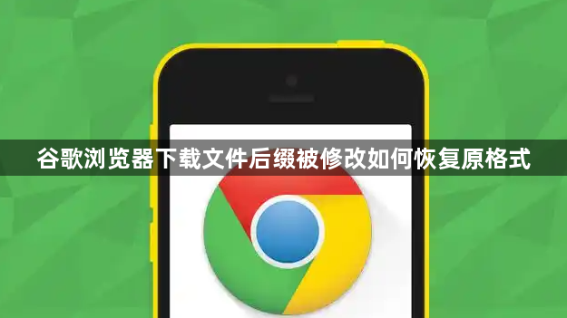 谷歌浏览器下载文件后缀被修改如何恢复原格式1