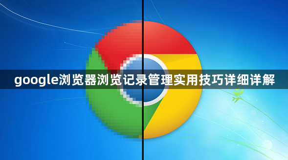 google浏览器浏览记录管理实用技巧详细详解1