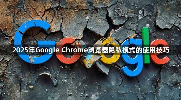 2025年Google Chrome浏览器隐私模式的使用技巧1