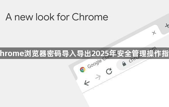 Chrome浏览器密码导入导出2025年安全管理操作指南1