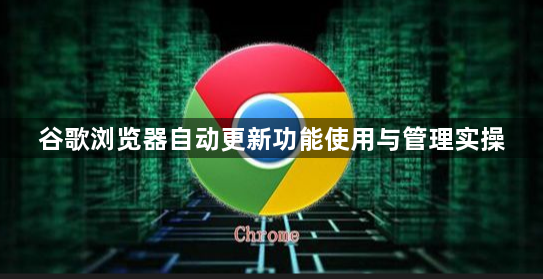 谷歌浏览器自动更新功能使用与管理实操1