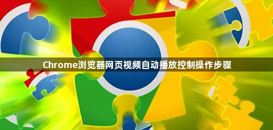 Chrome浏览器网页视频自动播放控制操作步骤1