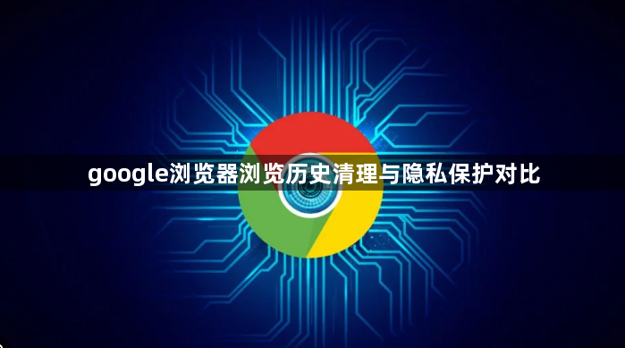 google浏览器浏览历史清理与隐私保护对比1