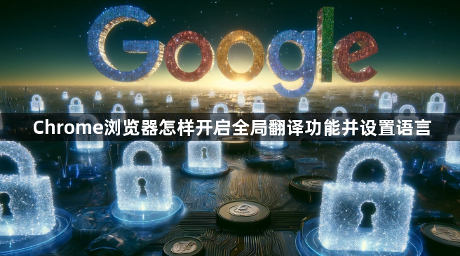 Chrome浏览器怎样开启全局翻译功能并设置语言1
