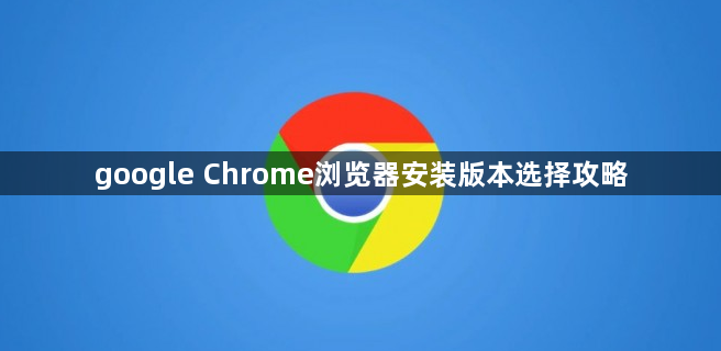 google Chrome浏览器安装版本选择攻略1