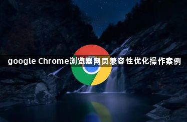 google Chrome浏览器网页兼容性优化操作案例1