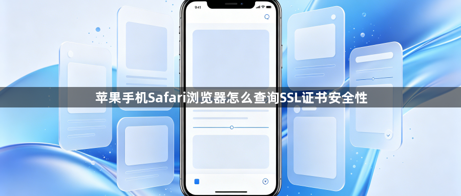 苹果手机Safari浏览器怎么查询SSL证书安全性1