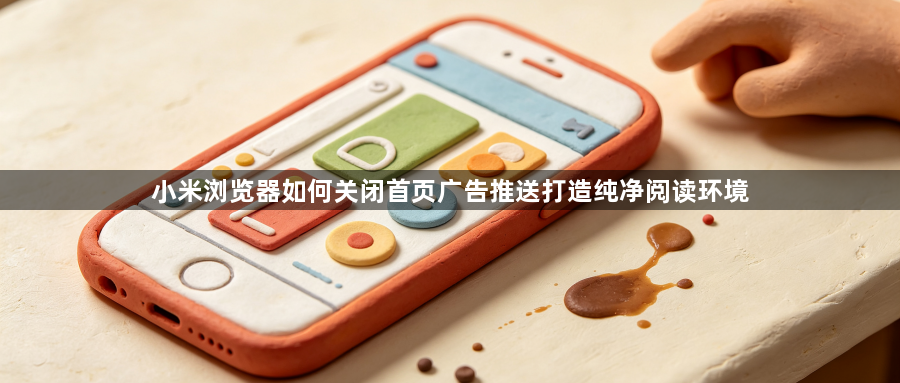 小米浏览器如何关闭首页广告推送打造纯净阅读环境1
