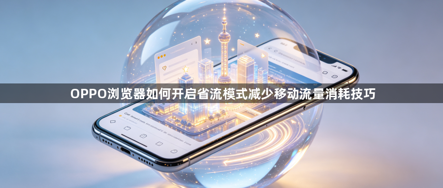 OPPO浏览器如何开启省流模式减少移动流量消耗技巧1