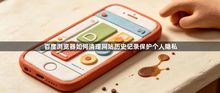 百度浏览器如何清理网站历史记录保护个人隐私1
