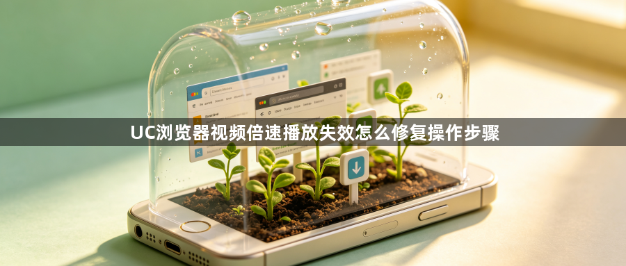 UC浏览器视频倍速播放失效怎么修复操作步骤1