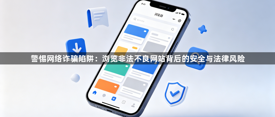 警惕网络诈骗陷阱：浏览非法不良网站背后的安全与法律风险1