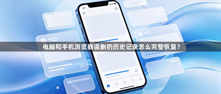 电脑和手机浏览器误删的历史记录怎么完整恢复？1