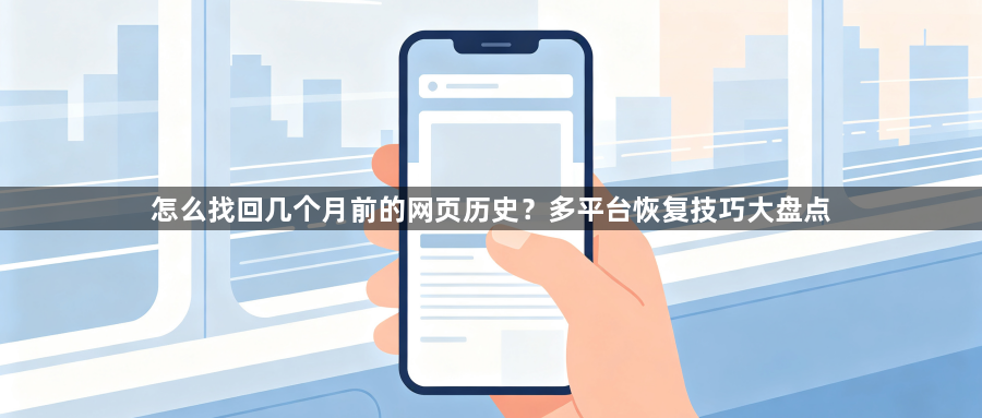 怎么找回几个月前的网页历史？多平台恢复技巧大盘点1