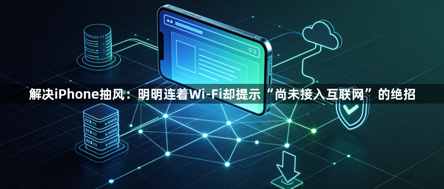 解决iPhone抽风：明明连着Wi-Fi却提示“尚未接入互联网”的绝招1