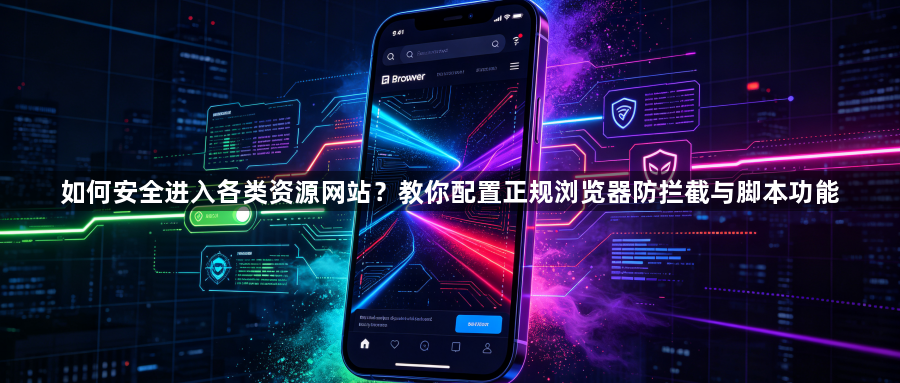 如何安全进入各类资源网站？教你配置正规浏览器防拦截与脚本功能1
