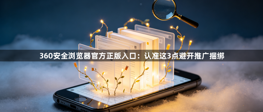 360安全浏览器官方正版入口:认准这3点避开推广捆绑1