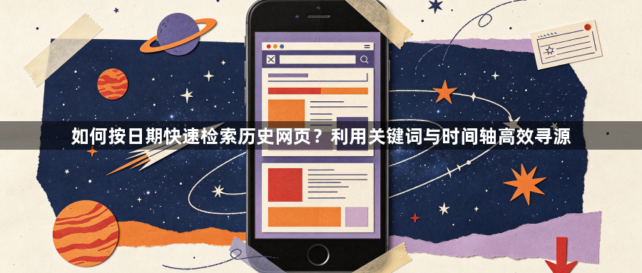 如何按日期快速检索历史网页？利用关键词与时间轴高效寻源1