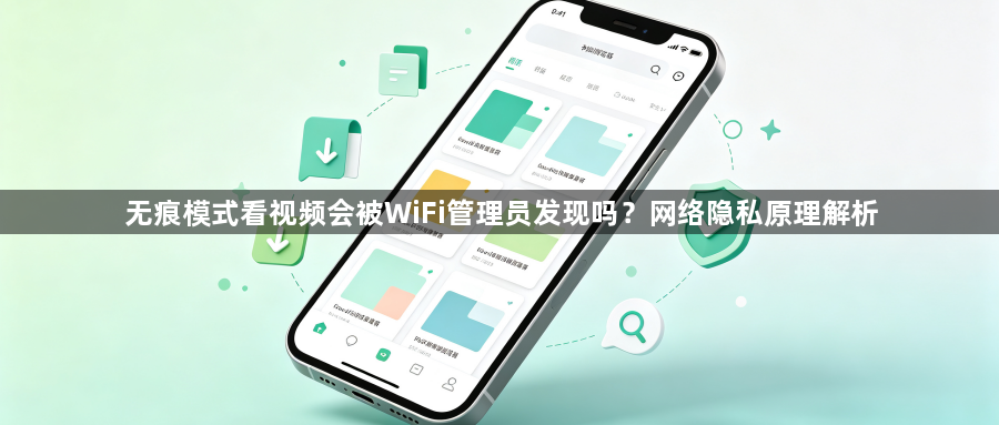 无痕模式看视频会被WiFi管理员发现吗？网络隐私原理解析1