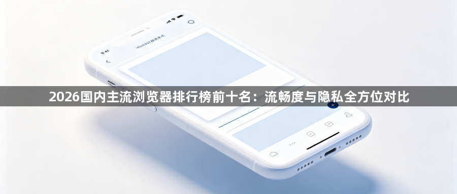 2026国内主流浏览器排行榜前十名:流畅度与隐私全方位对比1