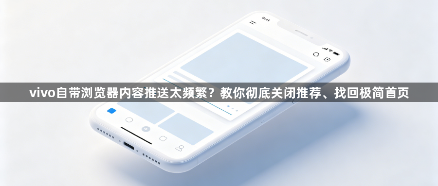 vivo自带浏览器内容推送太频繁?教你彻底关闭推荐、找回极简首页1