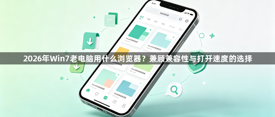 2026年Win7老电脑用什么浏览器？兼顾兼容性与打开速度的选择1