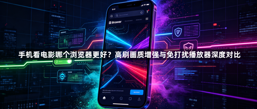 手机看电影哪个浏览器更好？高刷画质增强与免打扰播放器深度对比1